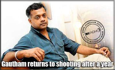 Gautham returns to shooting after a year