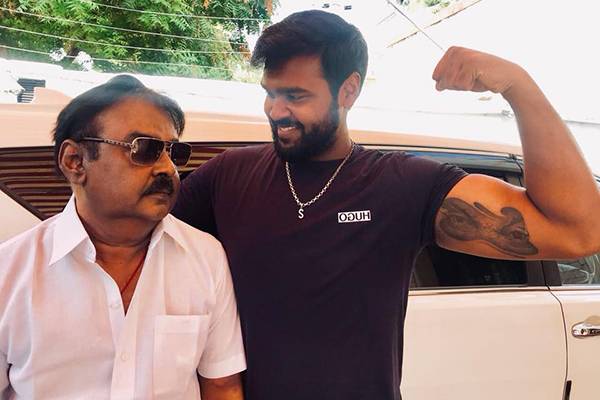 Big Surprise for 'Captain Vijaykanth' from Son Shanmuga Pandian